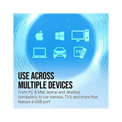 PNY Turbo Attache 4 32GB USB 3.0 Type A Flash Drive, Black (P-FD32GTBAT4-GE)