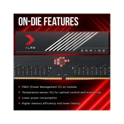 PNY XLR8 Gaming MAKO 32GB (2 x 16GB) DDR5 UDIMM 288-pin Desktop Memory Kit (MD32GK2D5600040MXR)