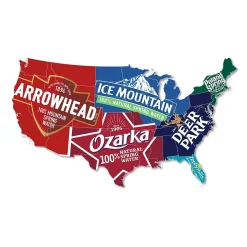 Poland Spring 100% Natural Spring Water, Regular Flavor, 8 oz. Mini Plastic Bottles, 48/Carton (100987)