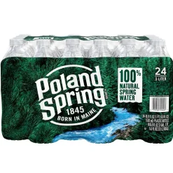 Poland Spring Bottled Spring Water, 16.9 oz., (Pick up In-Store) 24/Case
