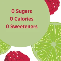 Poland Spring Sparkling Water, Raspberry Lime, 16.9 oz. Bottles, 24/Carton (12349573/122058)