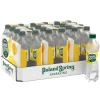 Poland Spring Sparkling Water, Lively Lemon, 16.9 oz. Bottles, 24/Carton (12349569/100965)