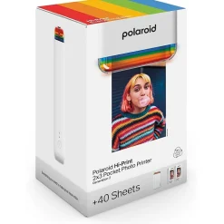 Polaroid Hi·Print Generation 2 Everything Box (White) w/2 x Hi-Print Paper Cartridge - 20 Sheets
