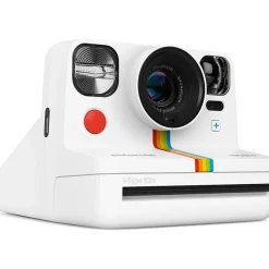 Polaroid Now+ 2nd Generation I-Type Instant Film Bluetooth Connected App Controlled Camera, White (9077)