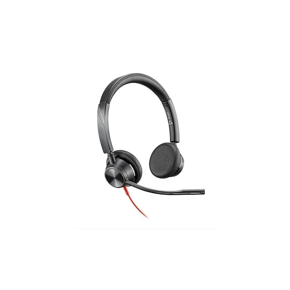 Poly Blackwire 3225 Wired Noise Cancelling Headset, 3.5mm, UC Certified (7S4M7AA)