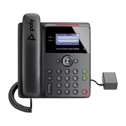 Poly Edge B20 8-Line VOIP Phone, Black (82M83AA)