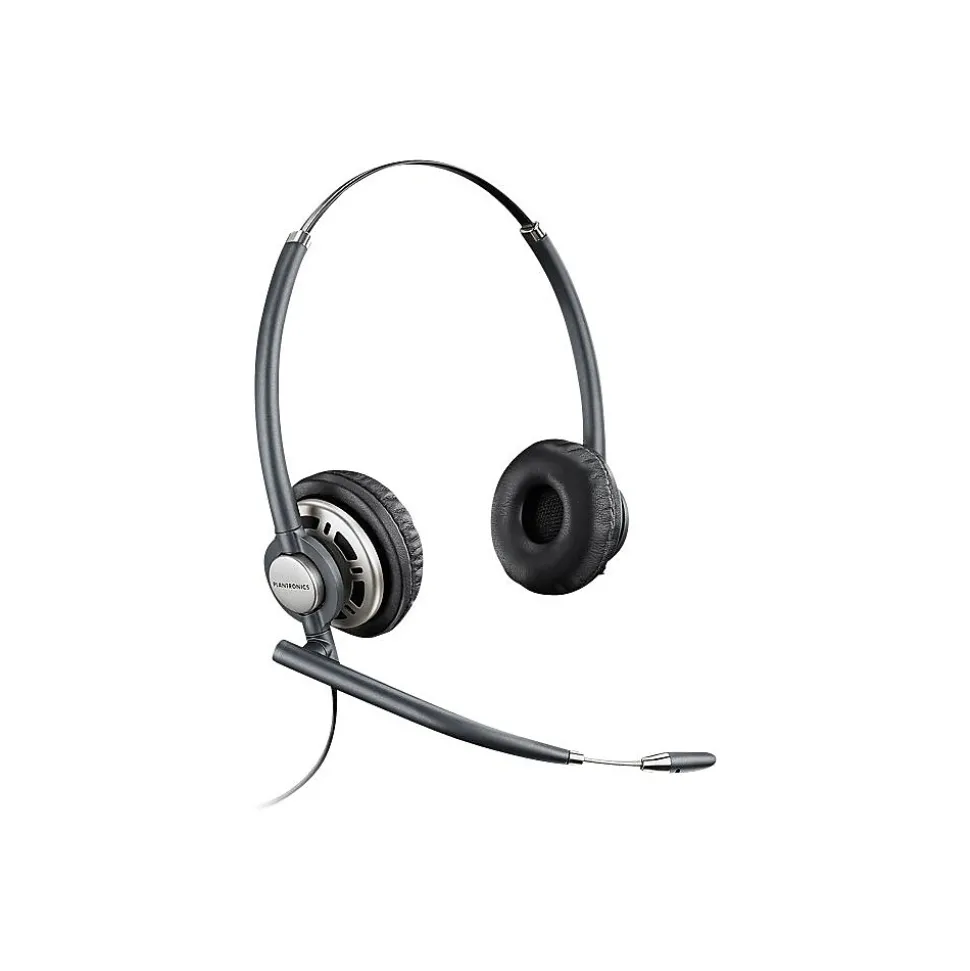 Poly Encore Pro HW720 Wired Noise Canceling Stereo Phone & Computer Headset (805H6AA#ABA)
