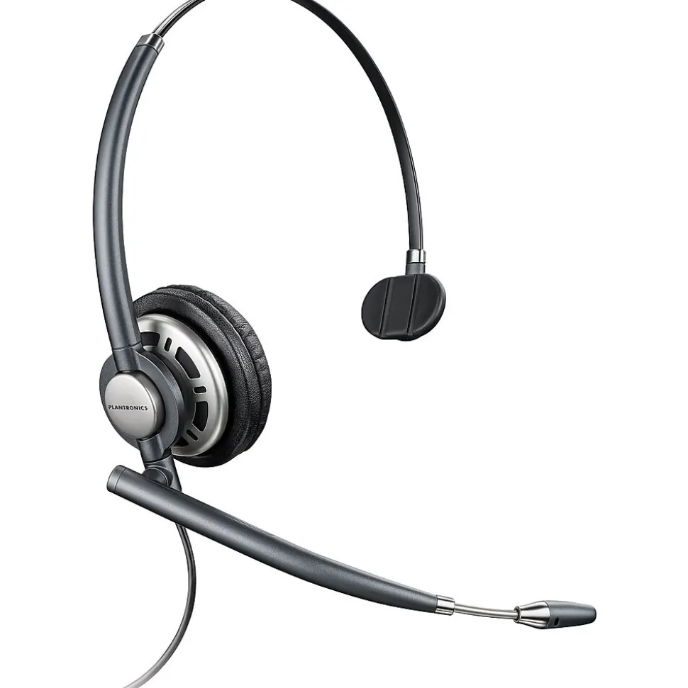 Poly EncorePro 700 USB-A Noise Canceling Mono Phone & Computer Headset, Black (805H7AA#ABA)
