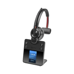Poly Savi 8410 Office Series Wireless Noise Canceling Bluetooth Mono On-Ear Headset, UC Certified (8L7E6AA#ABA)