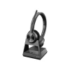 Poly Savi 7320 Wireless Stereo Headset, Over-the-Head, Black (215201-01)