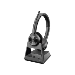 Poly Savi 7320 Wireless Stereo Headset, Over-the-Head, Black (215201-01)