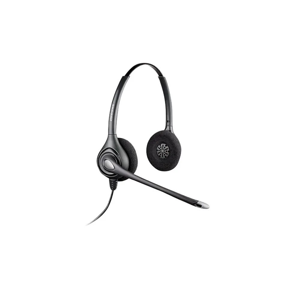 Poly SupraPlus H261N-CD Stereo On Ear Headset, Black (7S444AA)