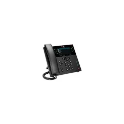 Poly Voice VVX 450 VOIP Phone with Digital Answering, Black (8B1L7AA#AC3)