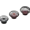 Poly Voyager 5200 Large Eartips and Foam Covers, 3 Eartips/Pack (85Q21AA)