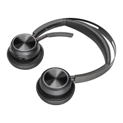 Poly Voyager Focus 2 Noise Canceling Bluetooth On Ear Phone & Computer Headset, Black (213726-01)