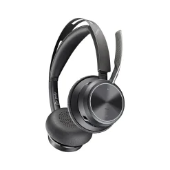 Poly Voyager Focus 2 USB Type-A Active Noise Canceling Bluetooth Headset, Black (76U46AA)