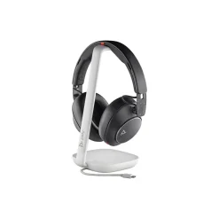 Poly Voyager Surround 85 USB-C UC Stereo Bluetooth Over-Ear Headset with Charging Stand and USB-C/A Adapter, Black (8G7T7AA)