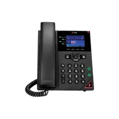 Poly VVX 250 4-Line VOIP Phone, Black (89K69AA#ABA)