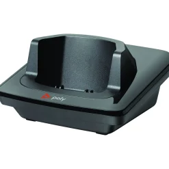 Poly VVX D230 Cordless VOIP Phone, Black (89B48AA#ABA)