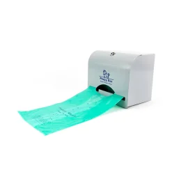 Poopy Doo Diaper Disposal Large Bag Dispenser, White, Steel, 400 Bag Capacity (PD-DSP-06 WH)