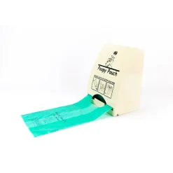 Poopy Pouch Express Pet Waste Bag Dispenser, Silver Metallic (PP-EXP-BEIGE)