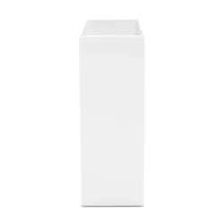 Poppin ABS Plastic File Box, White, 4 Count (101272-MC)