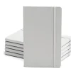 Poppin Composition Notebooks, 5" x 8.25", Narrow Ruled, 192 Sheets, Gray/Silver, 25/Pack (104132)