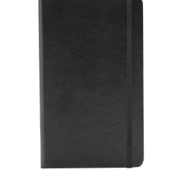 Poppin, Medium, Hard Cover Notebooks, Black, 25/Pack (104115)