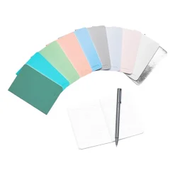 Poppin Mini Medley Pocket Notebook, 3.5" x 5", College Ruled, 32 Sheets, Assorted Colors, 10/Set (104452-US)