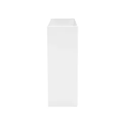 Poppin Plastic File Box, Letter Size, White (101272)