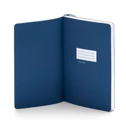Poppin Soft Cover Notebooks, Medium, Navy, 100/Box (105045)