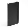 Poppin Soft Cover Notebooks, Medium, Black, 100/Box (105043)