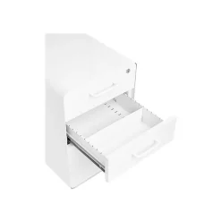 Poppin Stow 3-Drawer Mobile Vertical File Cabinet, Letter/Legal Size, Lockable, 24