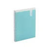 Poppin 1-Subject Notebooks, 8.5" x 11", College Ruled, 80 Sheets, Blue (102043)