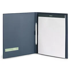 Poppin Work Happy Plastic Portfolio Case, Lagoon/Clay (106646)