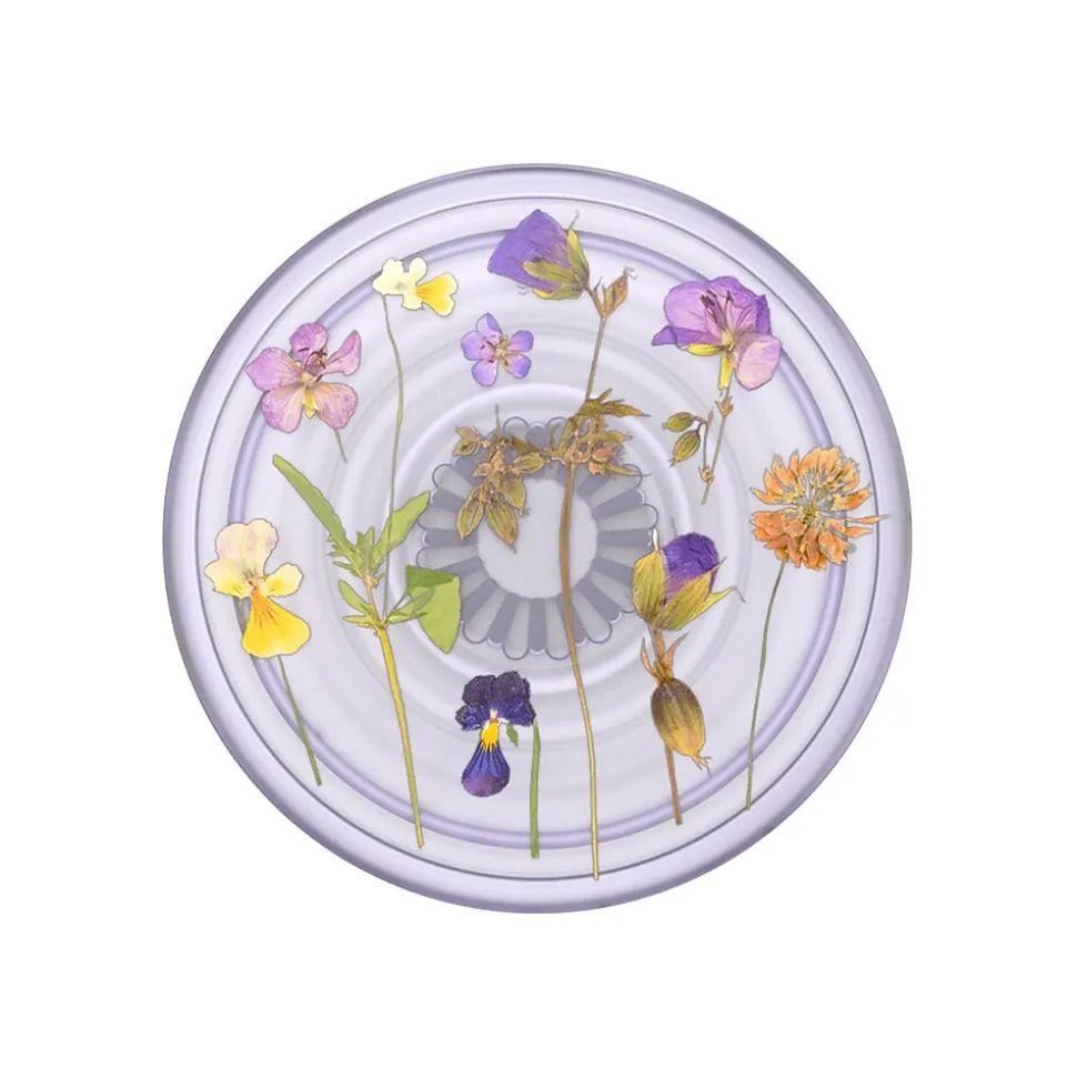 PopSockets PlantCore Cell Phone Grip, Translucent Purple Fields (806198)