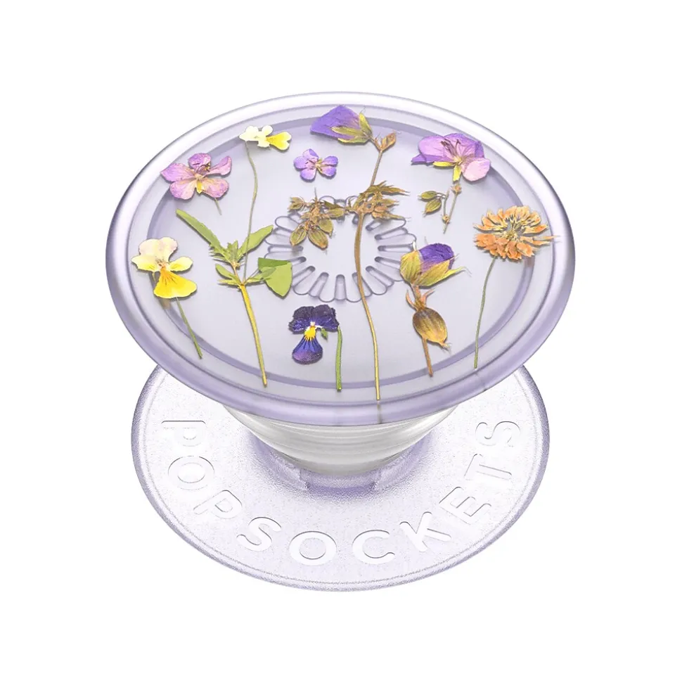 PopSockets PlantCore Cell Phone Grip, Translucent Purple Fields (806198)