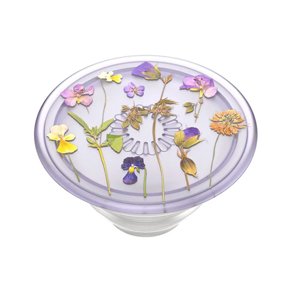 PopSockets PlantCore Cell Phone Grip, Translucent Purple Fields (806198)