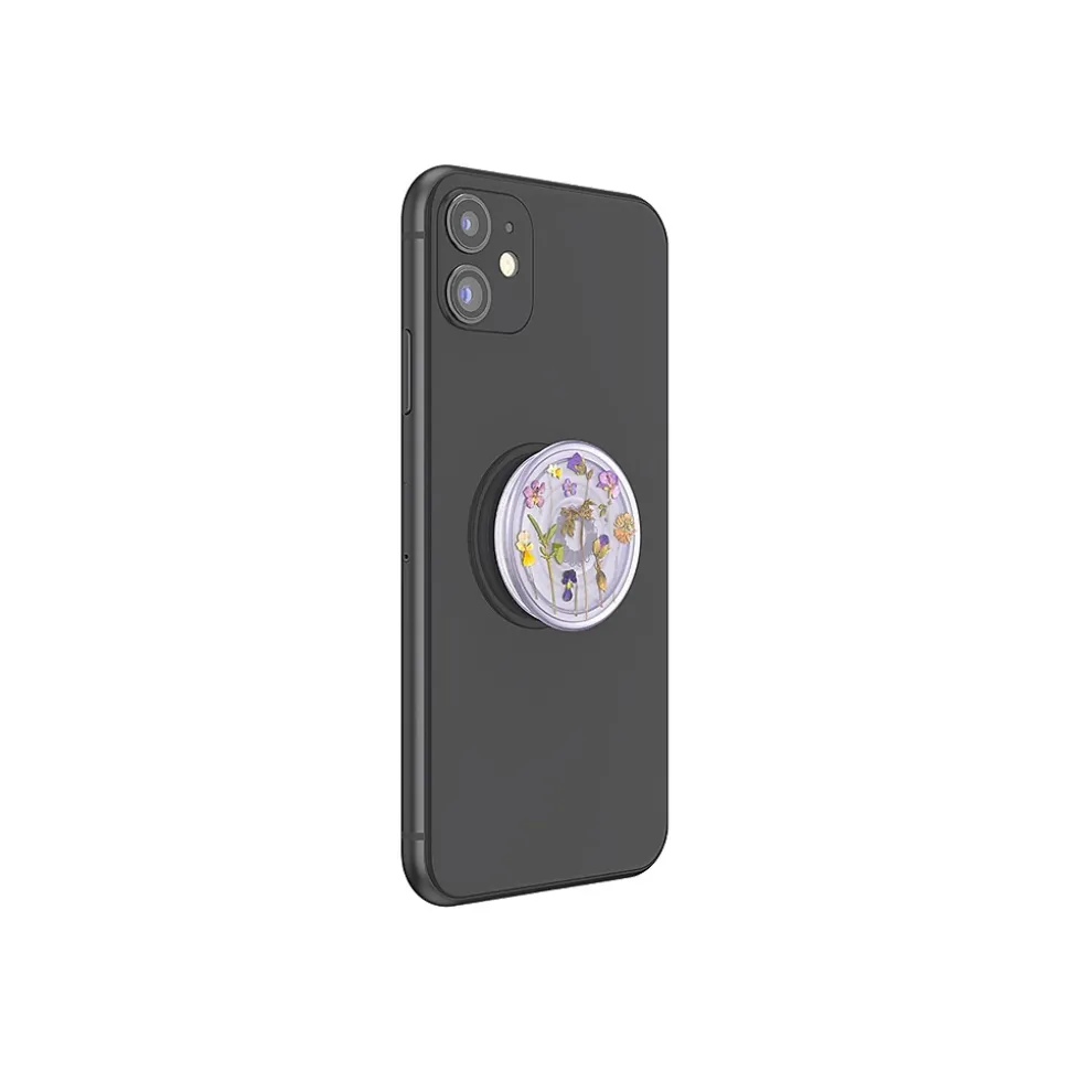 PopSockets PlantCore Cell Phone Grip, Translucent Purple Fields (806198)