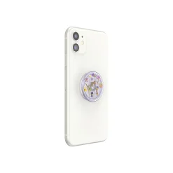 PopSockets PlantCore Cell Phone Grip, Translucent Purple Fields (806198)
