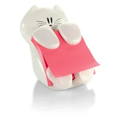 Post-it® Cat Pop-Up Dispenser for 3" x 3" Notes, White (CAT-330)