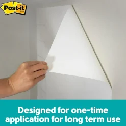 Post-it Easy Erase Adhesive Dry-Erase Whiteboard, 3' x 2' (FWS3X2)