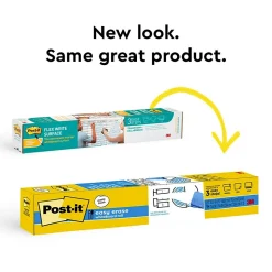 Post-it Easy Erase Plastic Adhesive Dry-Erase Whiteboard, 8' x 4' (FWS8X4)