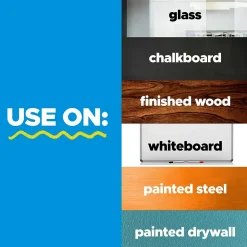 Post-it Easy Erase Plastic Adhesive Dry-Erase Whiteboard, 8' x 4' (FWS8X4)