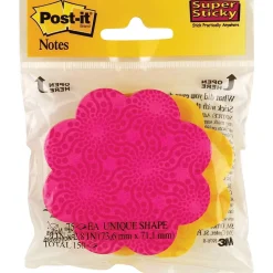Post-it® Flower Die-Cut Notes, Assorted, 2/Pk