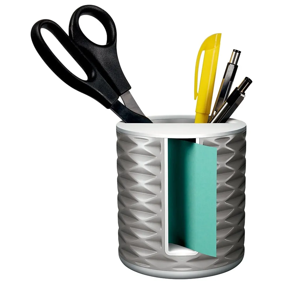 Post-it Pop-up Dispenser for 3" x 3" Sticky Notes, White/Grey (ABS-330-W)