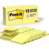 Post-it Pop-up Notes, 3" x 3", Canary Collection, 100 Sheet/Pad, 12 Pads/Pack (R330-YW)