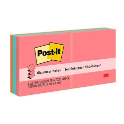 Post-it Pop-up Notes, 3" x 3", Poptimistic Collection, 100 Sheet/Pad, 6 Pads/Pack (R330-AN)