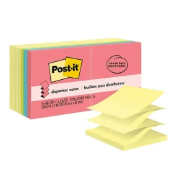 Post-it Pop-up Notes, 3" x 3", Poptimistic Collection, 100 Sheet/Pad, 14 Pads/Pack (R33014YWM)