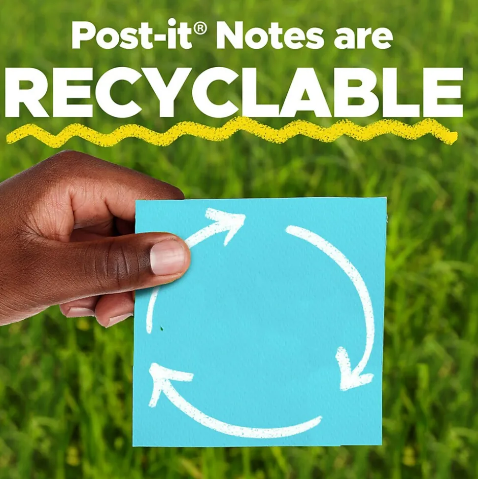 Post-it Pop-up Notes Dispenser for 3" x 3" Notes, Black/Clear (DS330-BK)